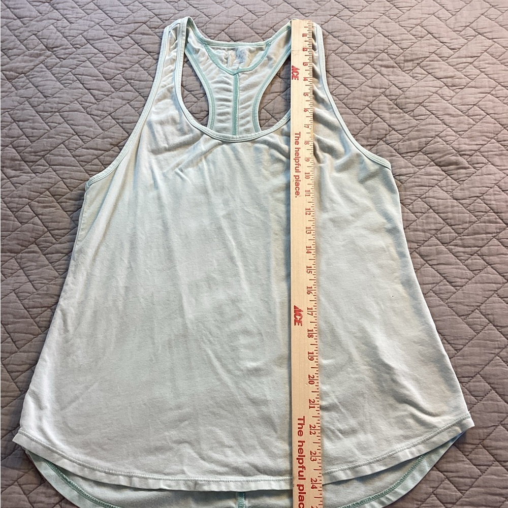 Danskin Light Green Yoga Tank Top Sz S - Picture 9 of 9